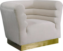 Load image into Gallery viewer, Bellini Cream Velvet Chair