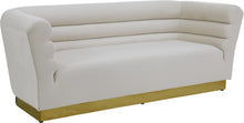 Load image into Gallery viewer, Bellini Cream Velvet Sofa