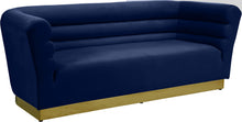 Load image into Gallery viewer, Bellini Navy Velvet Sofa