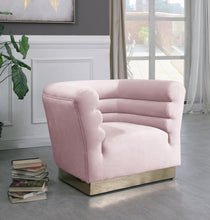 Load image into Gallery viewer, Bellini Pink Velvet Chair