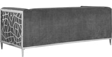 Load image into Gallery viewer, Opal Grey Velvet Sofa