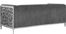 Load image into Gallery viewer, Opal Grey Velvet Sofa
