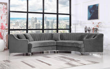 Load image into Gallery viewer, Jackson Grey Velvet 2pc. Sectional