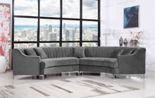 Load image into Gallery viewer, Jackson Grey Velvet 2pc. Sectional