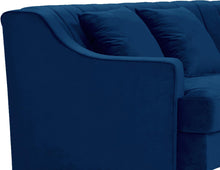 Load image into Gallery viewer, Jackson Navy Velvet 2pc. Sectional