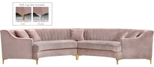 Load image into Gallery viewer, Jackson Pink Velvet 2pc. Sectional