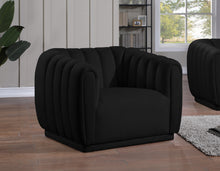 Load image into Gallery viewer, Dixie Black Velvet Chair