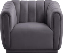 Load image into Gallery viewer, Dixie Grey Velvet Chair