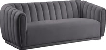 Load image into Gallery viewer, Dixie Grey Velvet Sofa