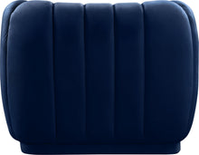 Load image into Gallery viewer, Dixie Navy Velvet Chair