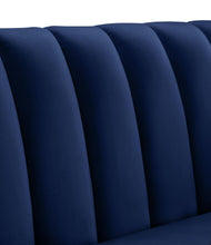 Load image into Gallery viewer, Dixie Navy Velvet Chair