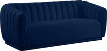 Load image into Gallery viewer, Dixie Navy Velvet Sofa