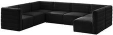 Load image into Gallery viewer, Quincy Black Velvet Modular Sectional
