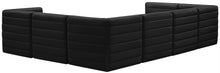 Load image into Gallery viewer, Quincy Black Velvet Modular Sectional