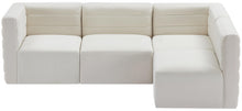 Load image into Gallery viewer, Quincy Cream Velvet Modular Sectional