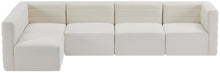 Load image into Gallery viewer, Quincy Cream Velvet Modular Sectional
