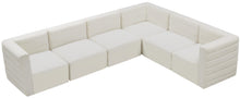 Load image into Gallery viewer, Quincy Cream Velvet Modular Sectional