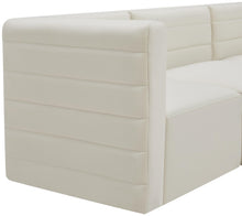Load image into Gallery viewer, Quincy Cream Velvet Modular Sectional