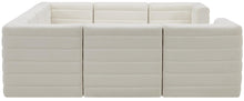 Load image into Gallery viewer, Quincy Cream Velvet Modular Sectional