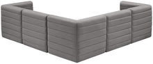 Load image into Gallery viewer, Quincy Grey Velvet Modular Sectional