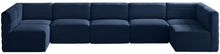 Load image into Gallery viewer, Quincy Navy Velvet Modular Sectional