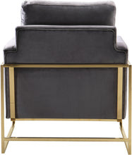 Load image into Gallery viewer, Mila Grey Velvet Chair