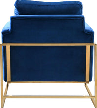 Load image into Gallery viewer, Mila Navy Velvet Chair