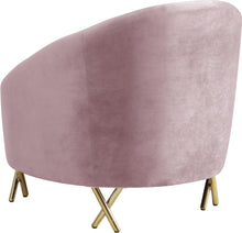 Load image into Gallery viewer, Serpentine Pink Velvet Chair