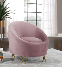 Load image into Gallery viewer, Serpentine Pink Velvet Chair