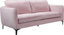 Load image into Gallery viewer, Poppy Pink Velvet Sofa
