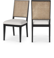 Load image into Gallery viewer, Lucid Black Velvet Dining Chair