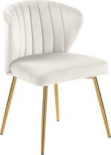 Load image into Gallery viewer, Finley Cream Velvet Dining Chair