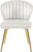 Load image into Gallery viewer, Finley Cream Velvet Dining Chair