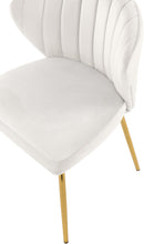 Load image into Gallery viewer, Finley Cream Velvet Dining Chair