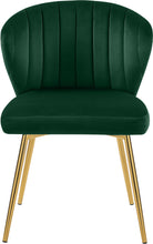 Load image into Gallery viewer, Finley Green Velvet Dining Chair