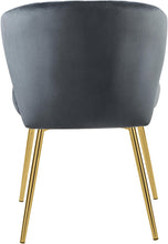 Load image into Gallery viewer, Finley Grey Velvet Dining Chair