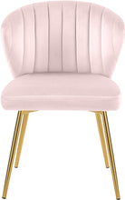 Load image into Gallery viewer, Finley Pink Velvet Dining Chair