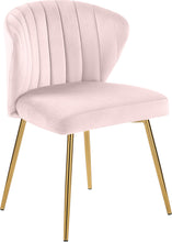 Load image into Gallery viewer, Finley Pink Velvet Dining Chair