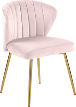 Load image into Gallery viewer, Finley Pink Velvet Dining Chair
