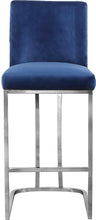 Load image into Gallery viewer, Heidi Navy Velvet Stool