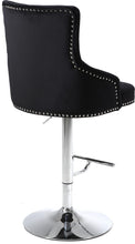 Load image into Gallery viewer, Claude Black Velvet Adjustable Stool