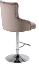 Load image into Gallery viewer, Claude Pink Velvet Adjustable Stool