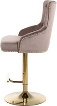 Load image into Gallery viewer, Claude Pink Velvet Adjustable Stool