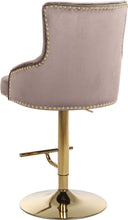 Load image into Gallery viewer, Claude Pink Velvet Adjustable Stool