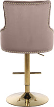 Load image into Gallery viewer, Claude Pink Velvet Adjustable Stool