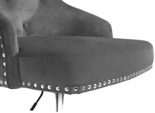 Load image into Gallery viewer, Claude Grey Velvet Adjustable Stool