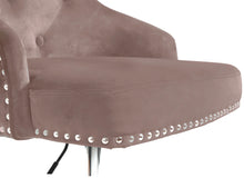 Load image into Gallery viewer, Claude Pink Velvet Adjustable Stool