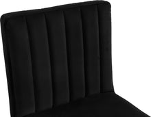Load image into Gallery viewer, Joel Black Velvet Adjustable Stool