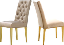 Load image into Gallery viewer, Capri Beige Velvet Dining Chair