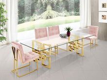 Load image into Gallery viewer, Pierre Pink Velvet Dining Chair